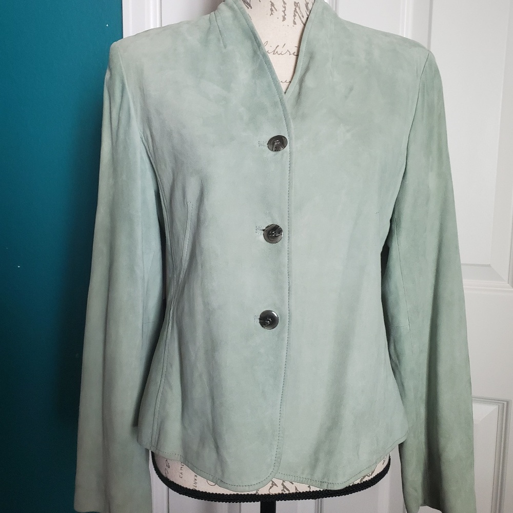 Jones New York Real Suede Blazer Size 8